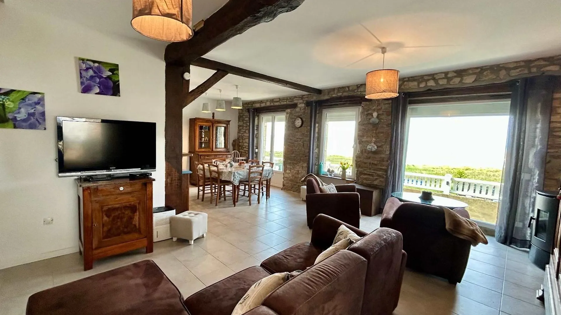 Nyaraló Charming Seaside Family Home - Sleeps 8 Saint-Michel-en-Grève